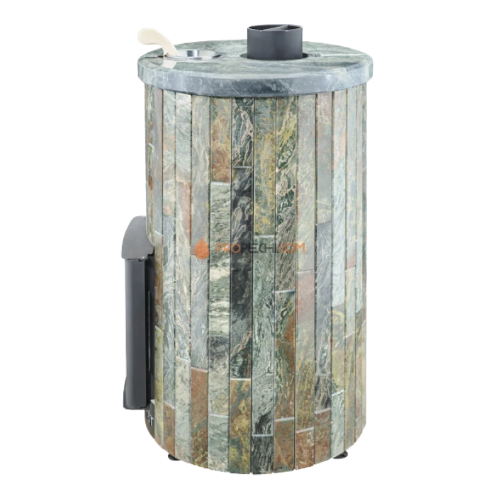 Дровяная печь для бани Ферингер Уют-18 до 18 м³ - Жадеит наборный