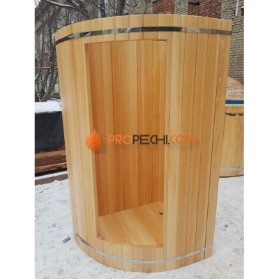 Душевая кабина НКЗ угловая, диаметр 100 см, высота 200 см