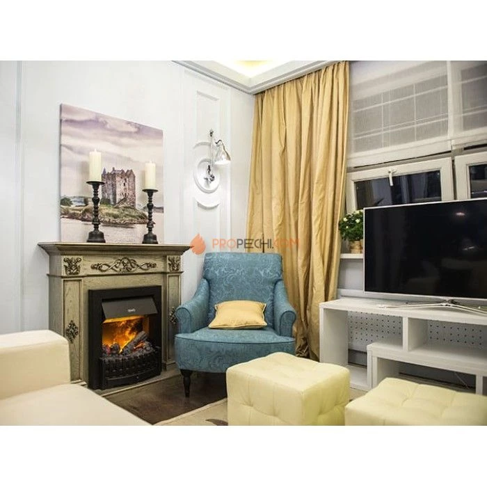 Каминокомплект Dimplex Derby - Белый дуб с очагом Atherton