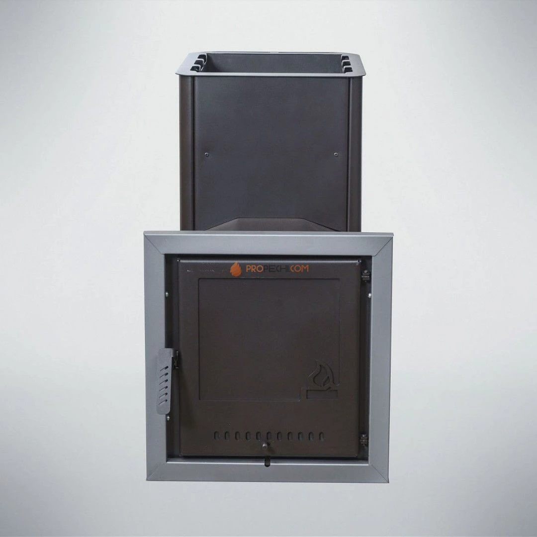 Печь банная Варвара Паленица, удлиненная топка