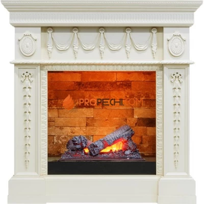 Каминокомплект Dimplex Ampir - Слоновая кость с очагом Cassette 400 NH