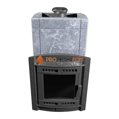 Банная печь Атмосфера XL+ в облицовке "Талькохлорит"