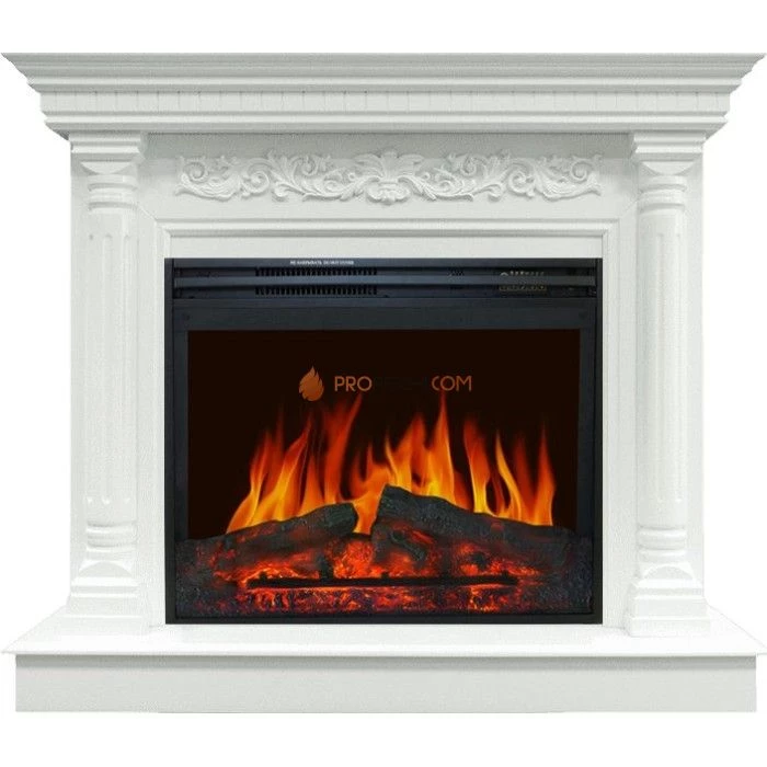 Каминокомплект Royal Flame Sicilia - Белый с очагом Jupiter FX New