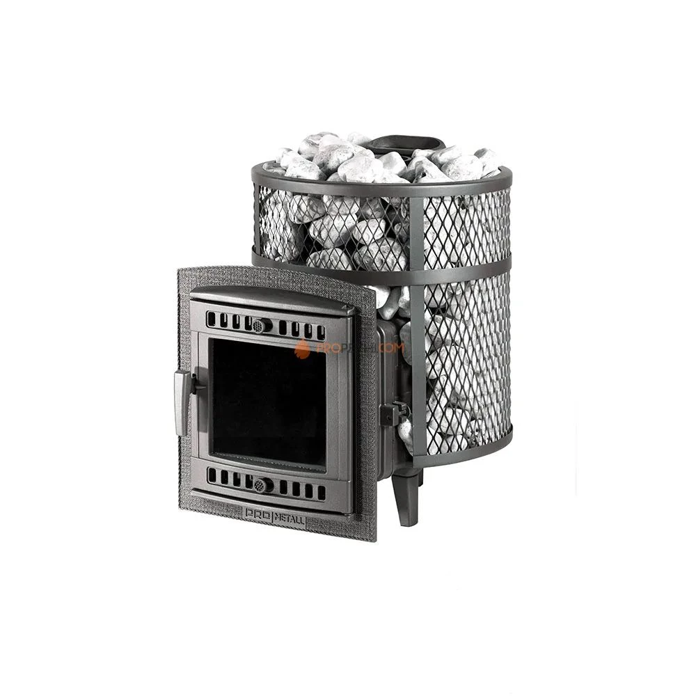 Банная печь Атмосфера-М сетка из нержавеющей стали