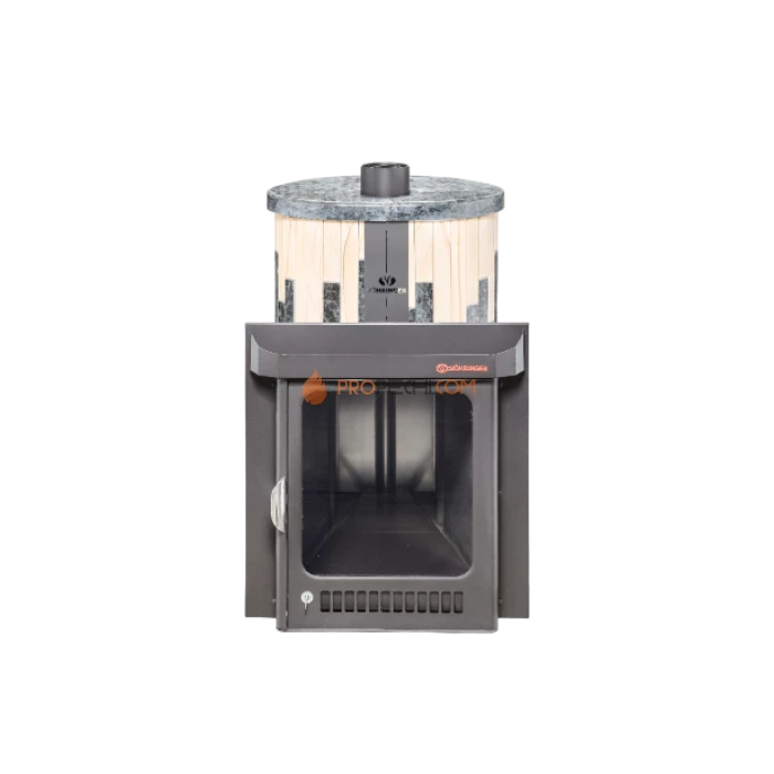 Дровяная печь для бани Ферингер Малютка До 18 м³ - Пироксенит + Окаменевшее дерево