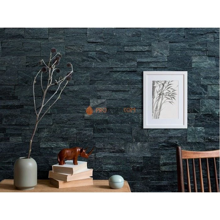 Панель Модерн Кварцит Чёрный (350х180мм) упак. (6шт/0,378м2)