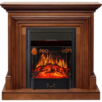 Каминокомплект Royal Flame Bradford - Орех с очагом Majestic FX Black