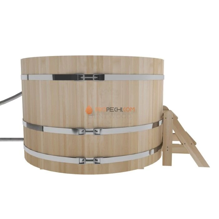 Фурако BentWood из кедра D=1.5 с наружной печкой премиум
