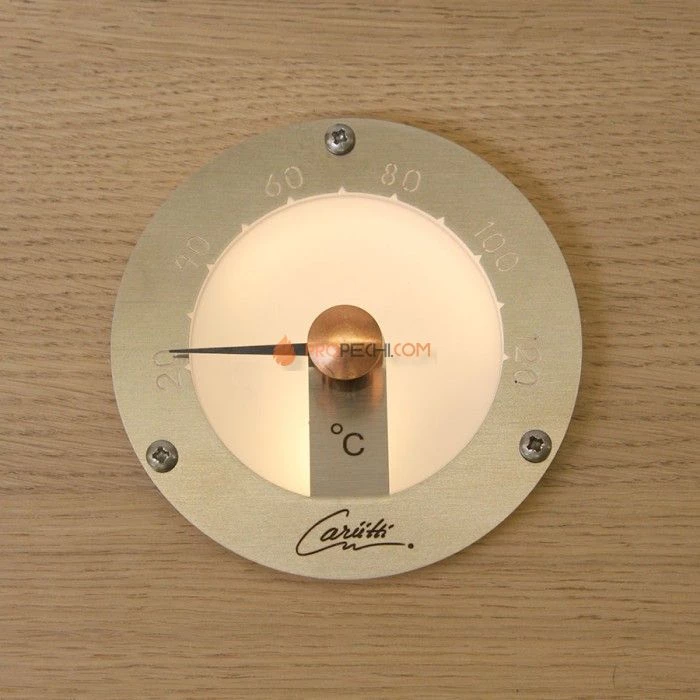 Термометр для сауны Cariitti, нержавеющая сталь