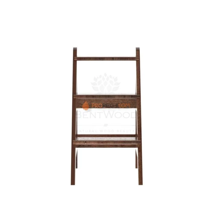 Лесенка BentWood для купели 3 ступени из мореной лиственницы