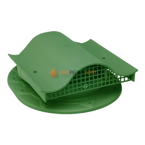 Аэратор для фальцевой кровли зеленый