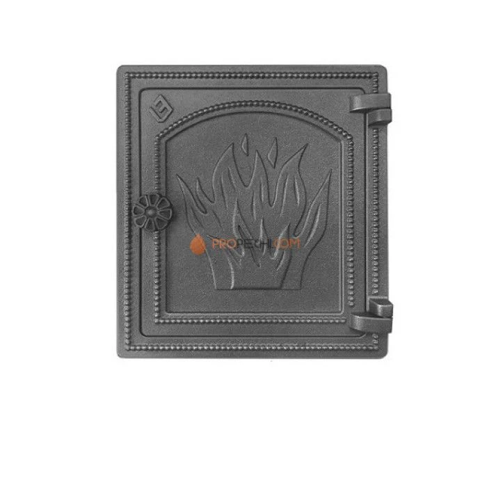 Печная дверца Везувий ДТ-4 (антрацит)