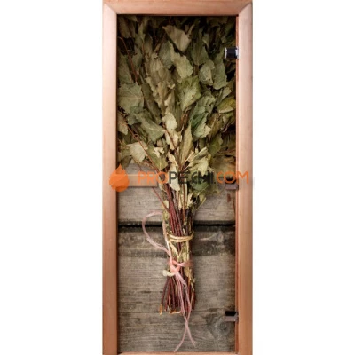 Дверь для бани DoorWood Фотопечать А011, 1900x700 мм