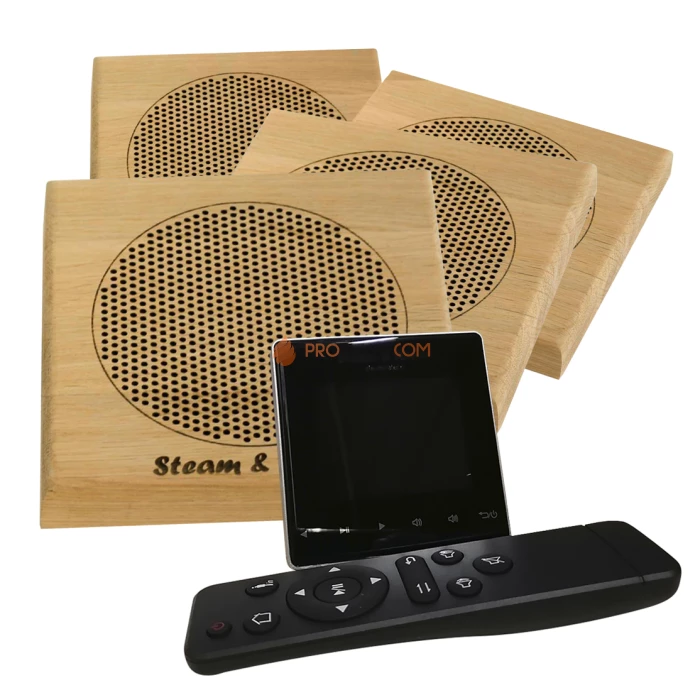 Комплект акустической системы SW 4 Black Standart Wood, квадрат (Встраиваемый)