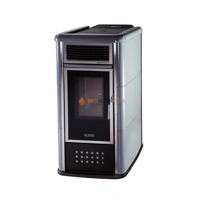Отопительная печь Klover BELVEDERE 18 (серебро)