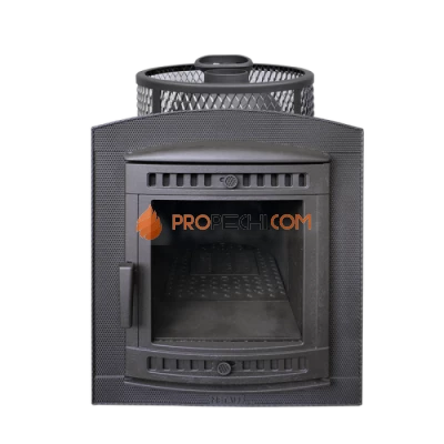 Чугунная печь для бани Атмосфера с сеткой до 22 м³