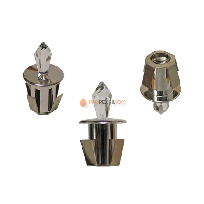 Комплект Cariitti VPL30T - Crystal Star хром, 100 + 18 волокон, белое мерцание