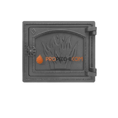 Печная дверца Везувий ДТ-3 (антрацит)