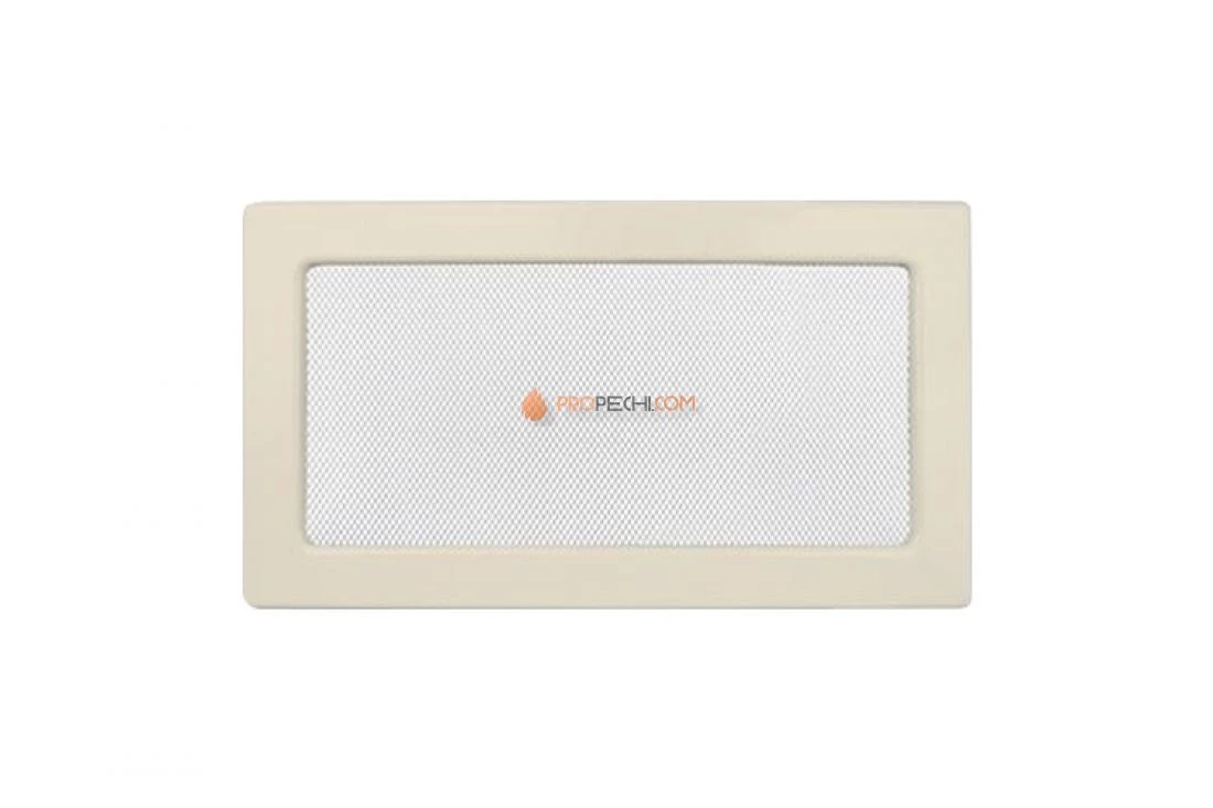 Вент.решетка 110х300 мм. кремовый