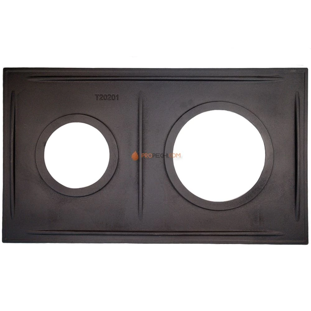 Плита чугунная Т202 с двумя конфорками