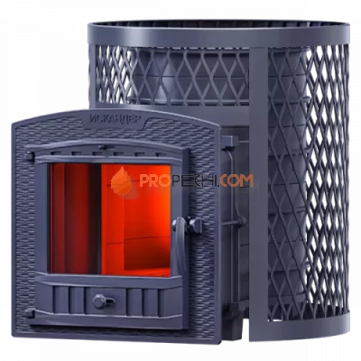 Чугунная банная печь Технолит Искандер 25 П2 в сетке