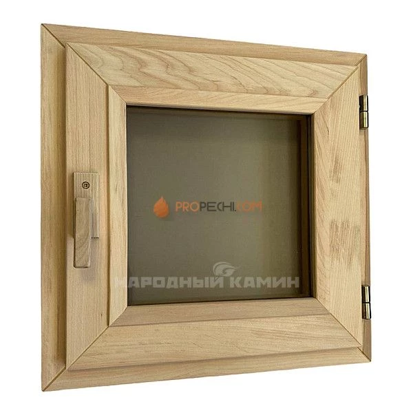 Woodson Окно для бани 50x60 стекло бронза, ольха