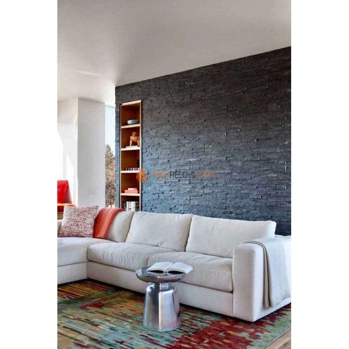 Панель Классик Сланец Черный (600х150мм) упак. (7шт/0,63м2)