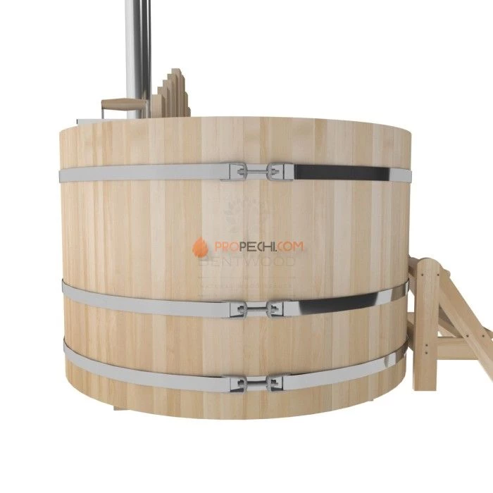 Фурако BentWood из кедра D=1.5 с внутренней печкой премиум