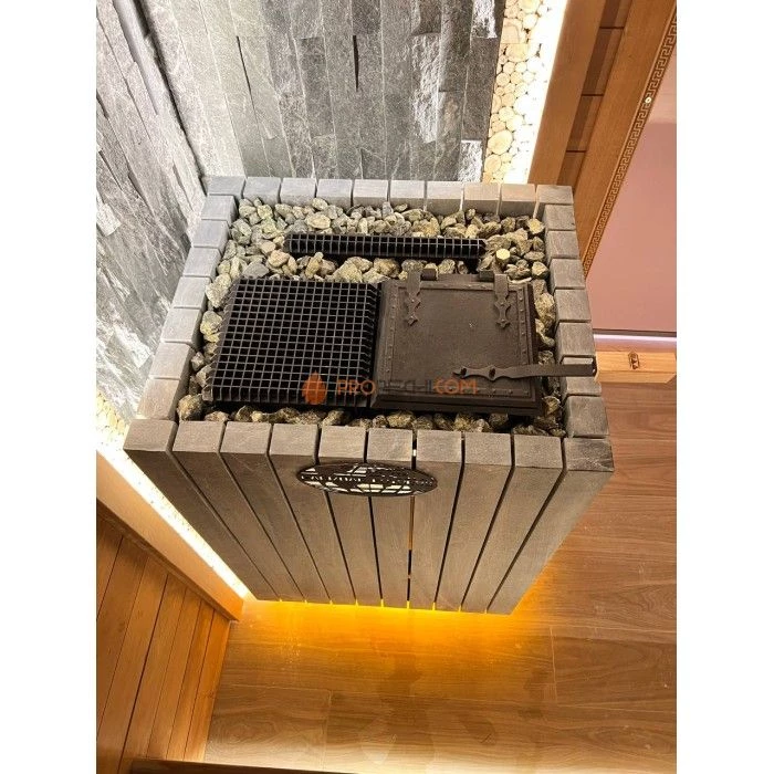 Электрическая печь Инжкомцентр ВВД ПАРиЖАР Футурус 14 кВт / 380 В (серпентинит Бархат), паротермальная