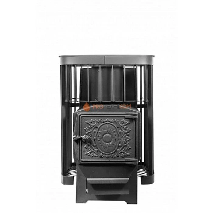 Дровяная печь для бани Варвара Каменка Мини удлиненная топка