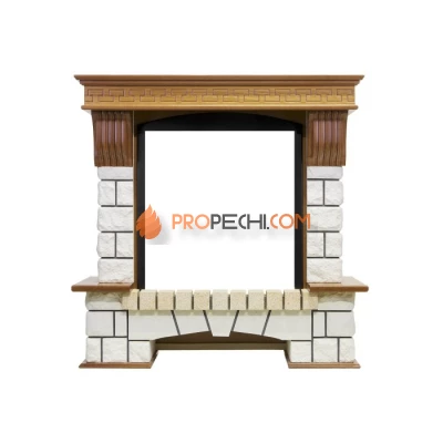 Портал Dimplex Pierre Luxe - Дуб / Белый (Высота 990мм)