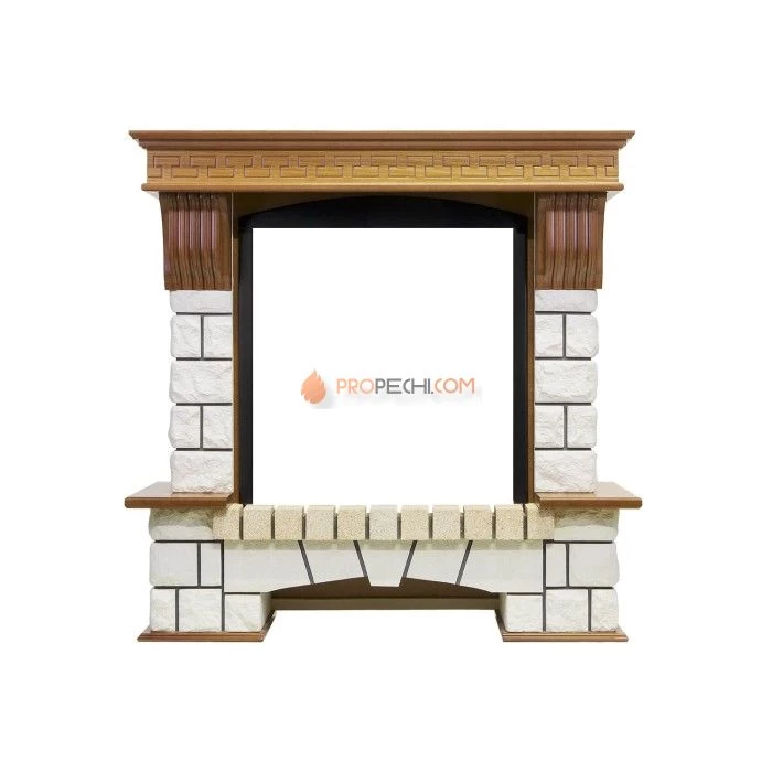 Портал Dimplex Pierre Luxe - Дуб / Белый (Высота 990мм)