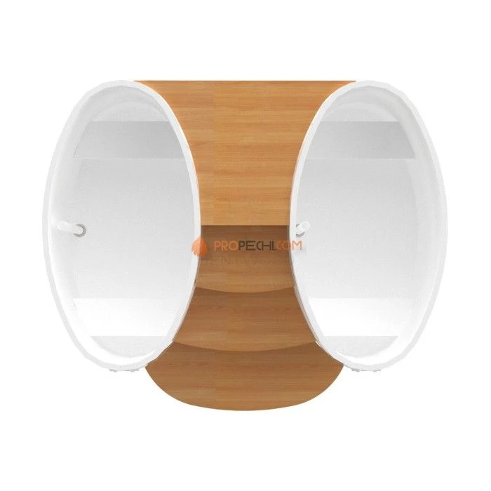 Подиум BentWood на 2 купели 0,69х1,31 из натуральной лиственницы