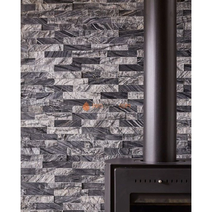 Панель Классик Мрамор Древесный серый (600х150мм) упак. (7шт/0,54м2)