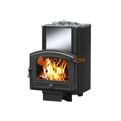 Чугунная печь для бани Везувий Сенсация 28 Антрацит (224)