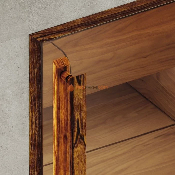 Дверь для хамама DoorWood АРТ Wood 92 Бронза, 2000x800 мм