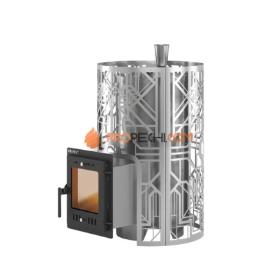 Дровяная печь для бани Эверест Steam Master GALAXY 24 INOX (210М)