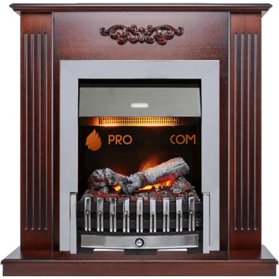 Каминокомплект Dimplex Lumsden - Махагон коричневый антик с очагом Danville Chrome FB2