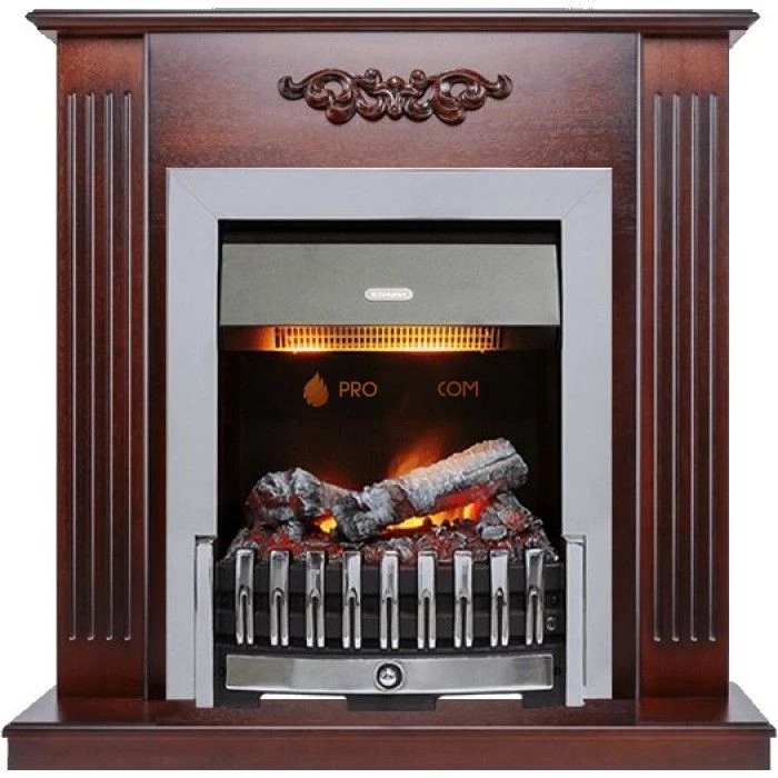 Каминокомплект Dimplex Lumsden - Махагон коричневый антик с очагом Danville Chrome FB2