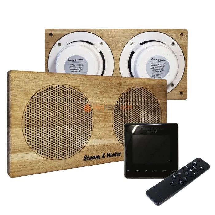 Комплект акустической системы SW 2 Black Standart Wood, двойной Прямоугольник (Встраиваемый)