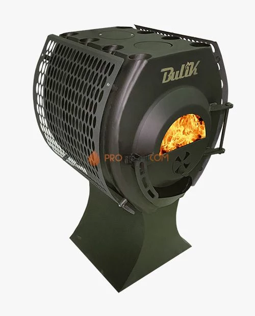 Отопительная печь Березка BuliK 150 PLUS Стекло с экранами