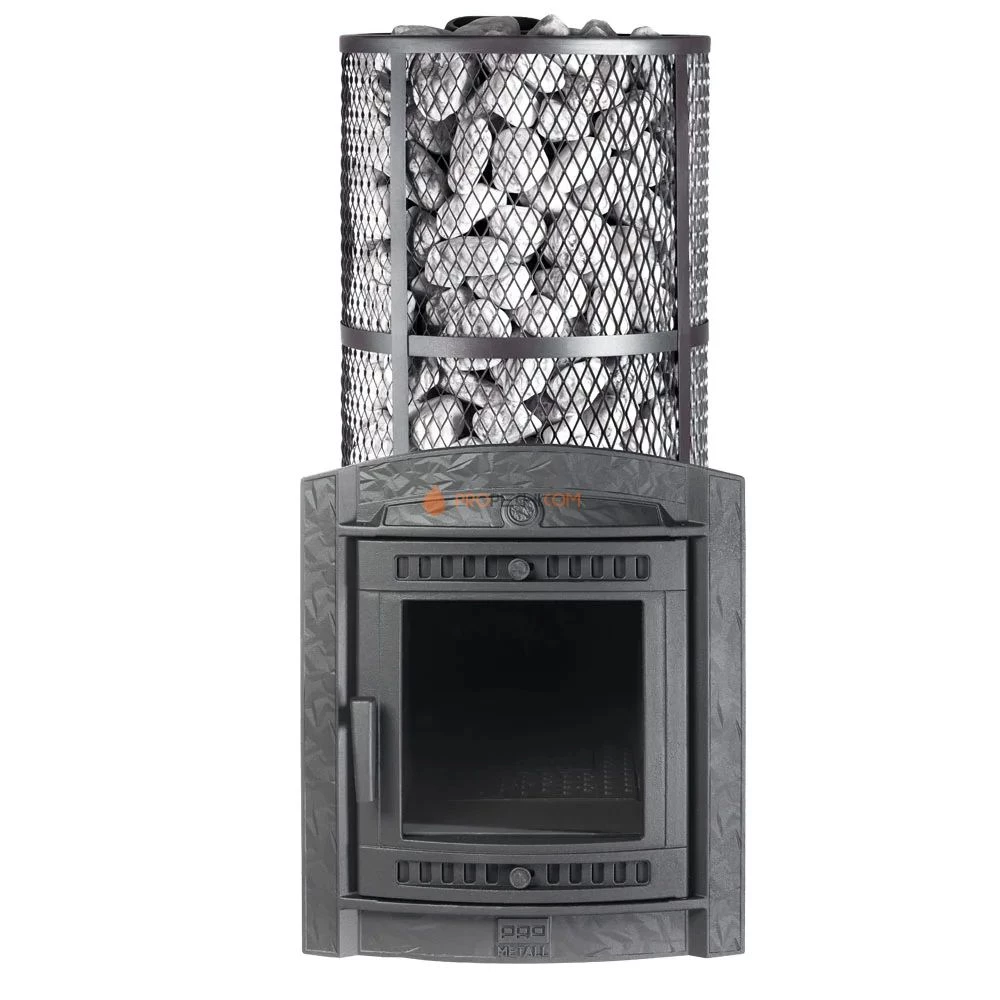 Банная печь Атмосфера-XXL сетка из нержавеющей стали