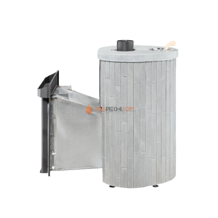 Дровяная печь для бани Ферингер Малютка До 18 м³ - Серый Велюр наборный