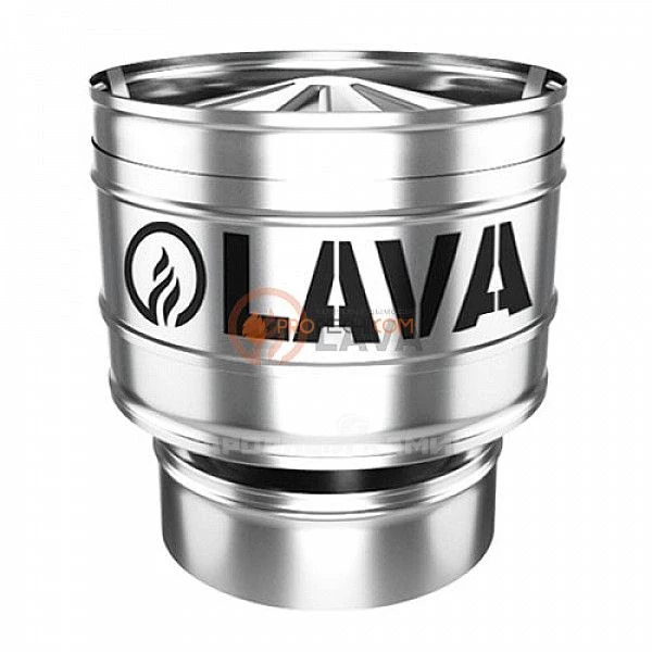 LAVA Оголовок-дефлектор 115/180 мм нерж. 439 (0,5)