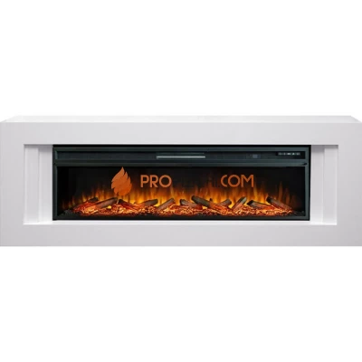 Каминокомплект Royal Flame Line 60 SFT - Белый с очагом Vision 60 LOG LED