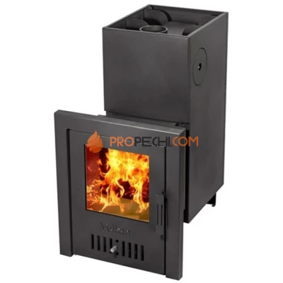 Дровяная печь для бани Вулкан Монблан без кожуха