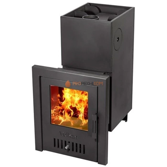 Дровяная печь для бани Вулкан Монблан без кожуха
