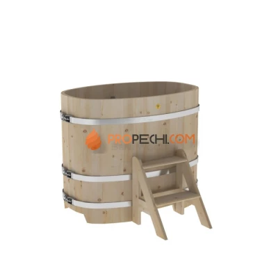 Купель BentWood овальная из кедра 0,76х1,16 стандарт