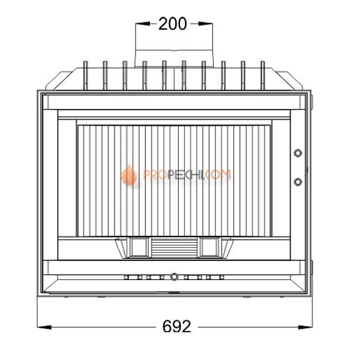 Каминная топка Laudel Paris 700