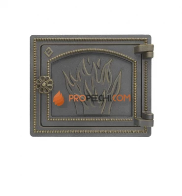 Дверка печная ВЕЗУВИЙ ДТ-3 (Бронза)